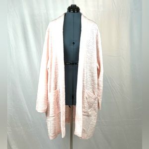 Lane Bryant pink knit cardigan NWT 26/28 802